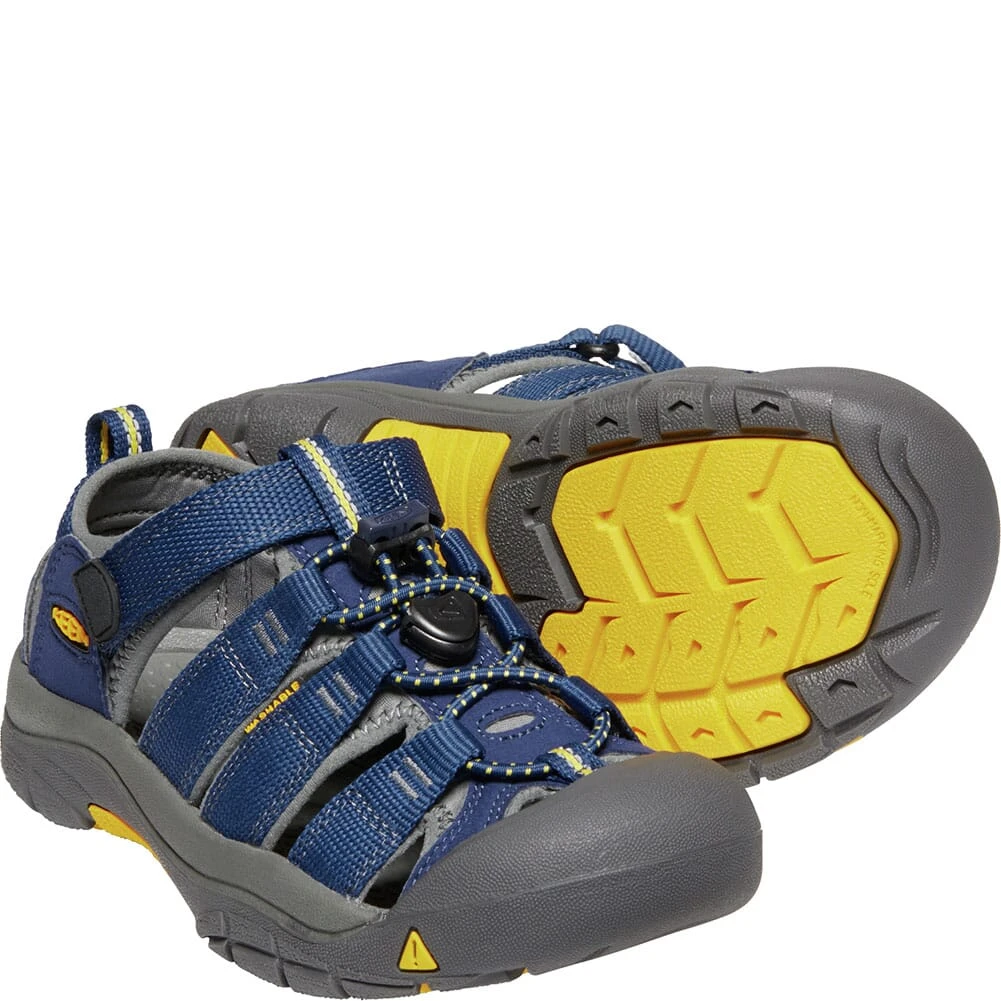 KEEN Big Kids Newport H2 Sandals - Blue Depths/Gargoyle 5 KEEN Big Kids Newport H2 Sandals - Blue Depths/Gargoyle - Image 5