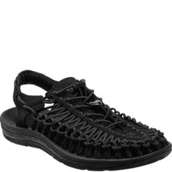 KEEN Men's UNEEK Monochrome Sandals - Black
