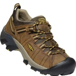 KEEN Men's Targhee II Wide Hiking Shoes - Cascade Brown/Yellow 7 KEEN Men's Targhee II Wide Hiking Shoes - Cascade Brown/Yellow -Elliotts Boots Shop KE1015704 3