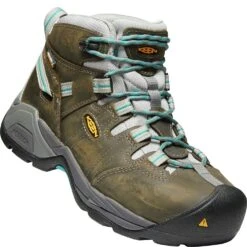 KEEN Utility Women's Detroit XT Safety Shoes - Gargoyle/Lake Blue 7 KEEN Utility Women's Detroit XT Safety Shoes - Gargoyle/Lake Blue -Elliotts Boots Shop KE1020090 3
