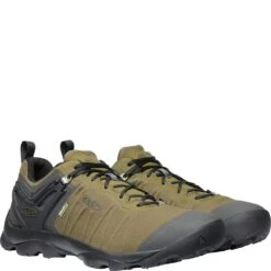 KEEN Men's Venture WP Hiking Shoes - Dark Olive/Raven -Elliotts Boots Shop KE1021169 2