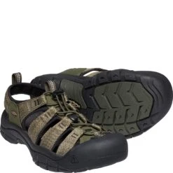 Keen Men's Newport H2 Sandals - Forest Night/Black -Elliotts Boots Shop KE1022250 2