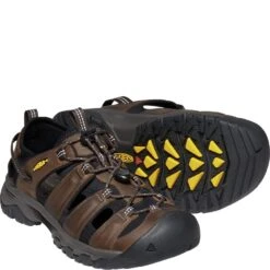 KEEN Men's Targhee III Sandals - Bison/Mulch -Elliotts Boots Shop KE1022427 3