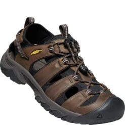 KEEN Men's Targhee III Sandals - Bison/Mulch -Elliotts Boots Shop KE1022427 5