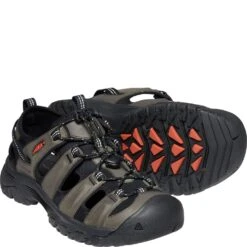 KEEN Men's Targhee III Sandals - Grey/Black -Elliotts Boots Shop KE1022428 2