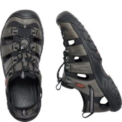 KEEN Men's Targhee III Sandals - Grey/Black -Elliotts Boots Shop KE1022428 3