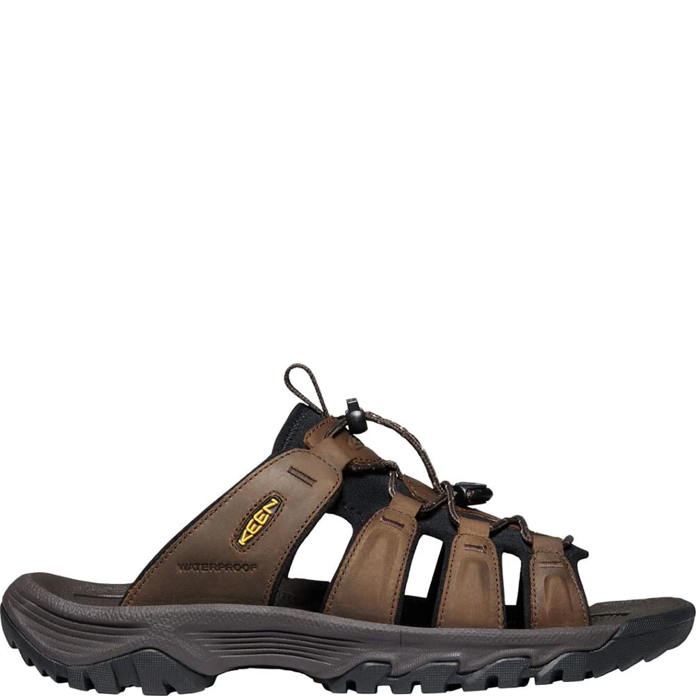 KEEN Men's Targhee III Slide Sandals - Bison/Mulch 2 KEEN Men's Targhee III Slide Sandals - Bison/Mulch - Image 2