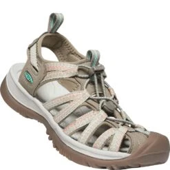 KEEN Women's Whisper Sandals - Taupe/Coral -Elliotts Boots Shop KE1022810 4