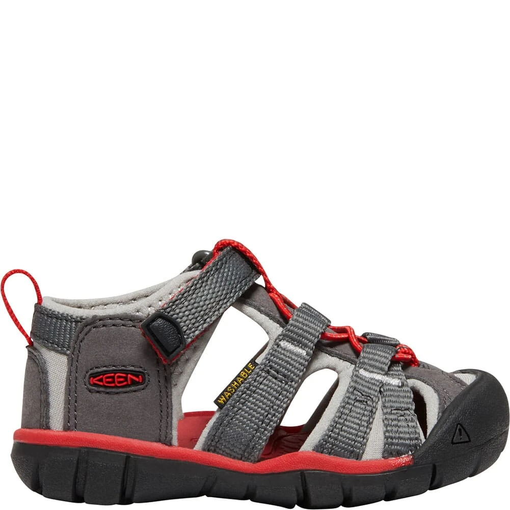 KEEN Kid's Seacamp II CNX Casual Shoes - Magnet/Drizzle 2 KEEN Kid's Seacamp II CNX Casual Shoes - Magnet/Drizzle - Image 2