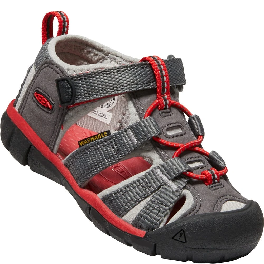 KEEN Kid's Seacamp II CNX Casual Shoes - Magnet/Drizzle 3 KEEN Kid's Seacamp II CNX Casual Shoes - Magnet/Drizzle - Image 3