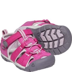 KEEN Kid's Seacamp II CNX Casual Shoes - Very Berry/Dawn Pink -Elliotts Boots Shop KE1022940 2
