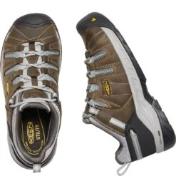 KEEN Utility Women's Flint II Safety Shoes - Cascade Brown/Surf Spray -Elliotts Boots Shop KE1023233 4