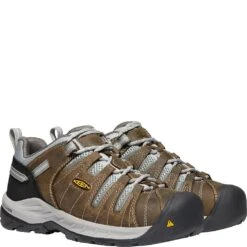 KEEN Utility Women's Flint II Safety Shoes - Cascade Brown/Surf Spray -Elliotts Boots Shop KE1023233 5