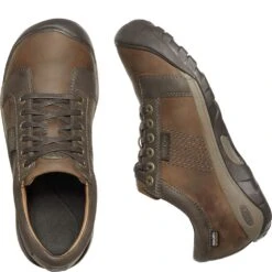 KEEN Men's Austin WP Casual Shoes - Chocolate Brown -Elliotts Boots Shop KE1024273 2