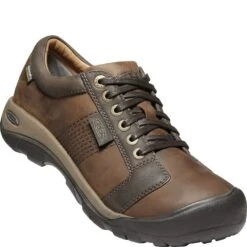 KEEN Men's Austin WP Casual Shoes - Chocolate Brown -Elliotts Boots Shop KE1024273 3