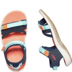 KEEN Little Kids' Verano Sandals - Black Iris/Blue Tint 8 KEEN Little Kids' Verano Sandals - Black Iris/Blue Tint -Elliotts Boots Shop KE1024824 2