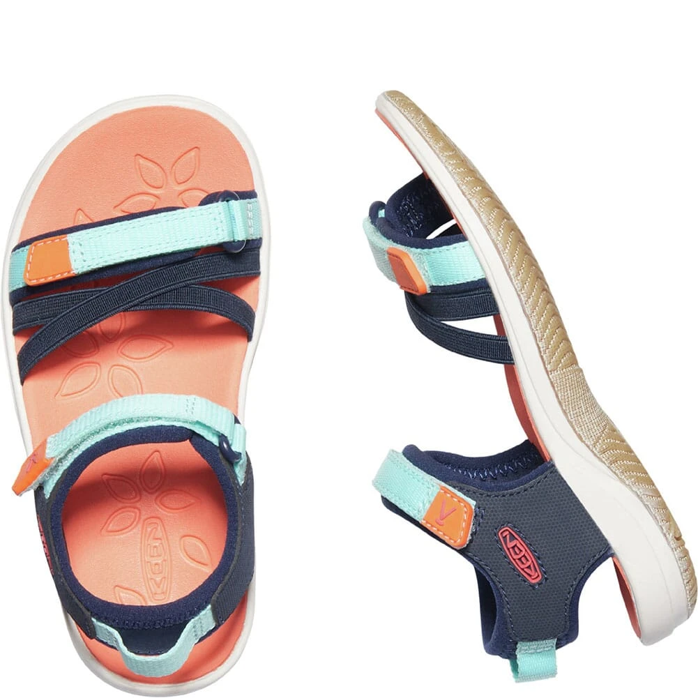 KEEN Little Kids' Verano Sandals - Black Iris/Blue Tint 3 KEEN Little Kids' Verano Sandals - Black Iris/Blue Tint - Image 3