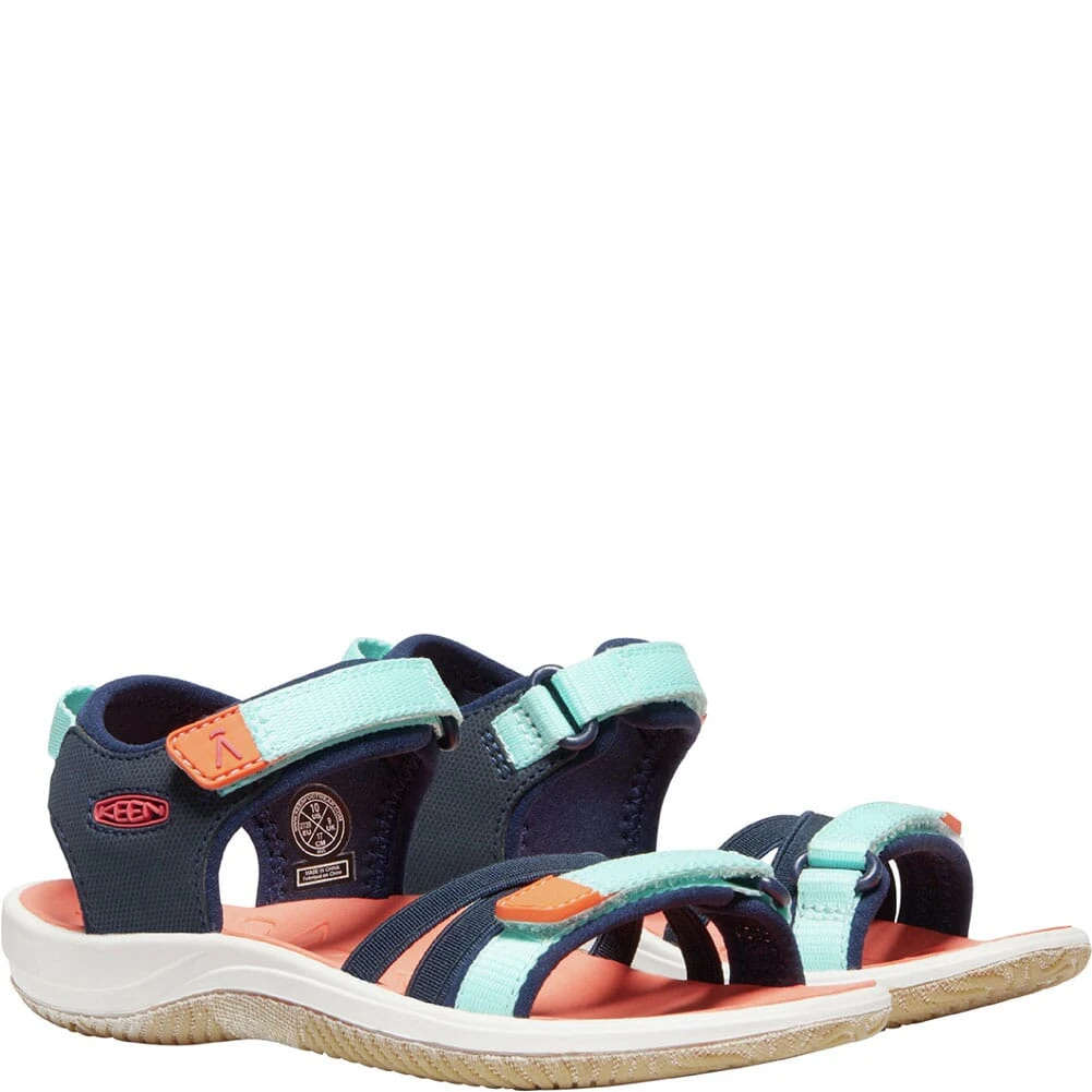 KEEN Little Kids' Verano Sandals - Black Iris/Blue Tint 5 KEEN Little Kids' Verano Sandals - Black Iris/Blue Tint - Image 5