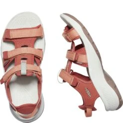 KEEN Women's Astoria West Open Toe Sandals - Redwood/Pheasant -Elliotts Boots Shop KE1024869 2