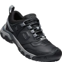 KEEN Men's Ridge Flex WP Hiking Shoes - Black/Magnet 7 KEEN Men's Ridge Flex WP Hiking Shoes - Black/Magnet -Elliotts Boots Shop KE1024916 3