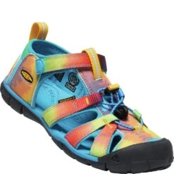 KEEN Kid's Seacamp II CNX Casual Shoes - Vivid Blue/Original Tie -Elliotts Boots Shop KE1025152 2