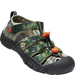 KEEN Youth Newport H2 Sandals - New Aco Map -Elliotts Boots Shop KE1026282 2