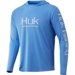 HUK Men's Icon X Hoodie - Carolina Blue (Instore Only) -Elliotts Boots Shop KHH1200139 420 2