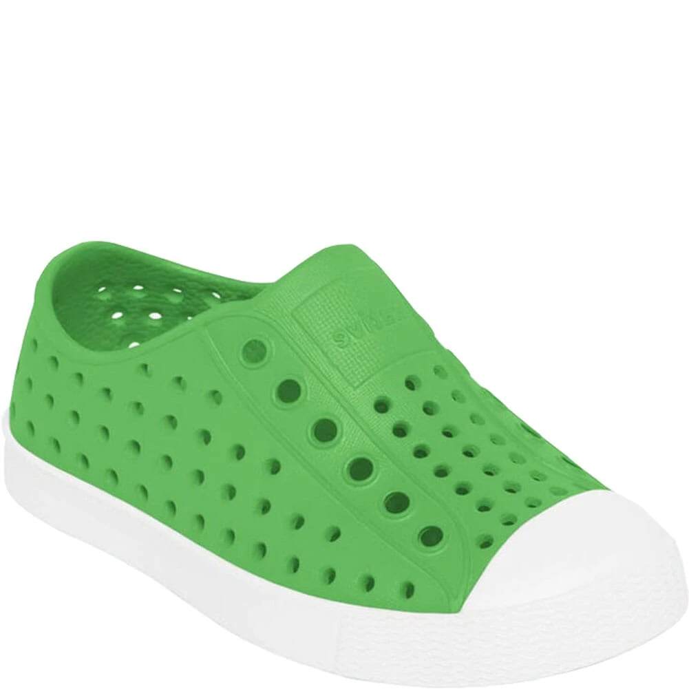 Native Kid's Jefferson Child Casual Shoes - Grasshopper Green 1 Native Kid's Jefferson Child Casual Shoes - Grasshopper Green