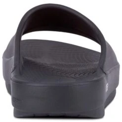 OOFOS Unisex OOAHH Slides - Black -Elliotts Boots Shop OF1100 BLK 3
