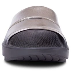 OOFOS Women's OOAHH Luxe Slide - Latte -Elliotts Boots Shop OF1101 LATTE 2