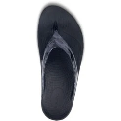 OOFOS Women's OOlala Limited Sandals - Black/Grey Camo -Elliotts Boots Shop OF1403 BLKGYCM 3