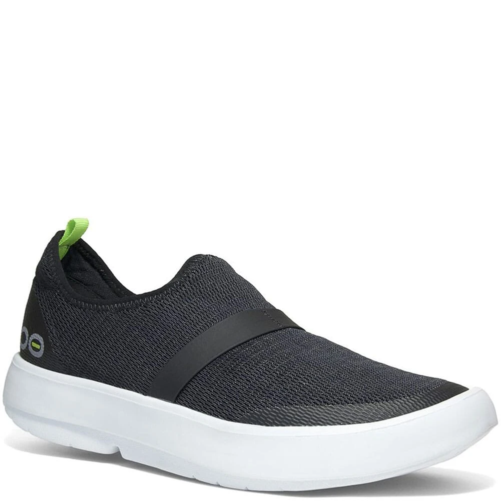 OOFOS Women's OOMG Casual Shoes - Black/White 1 OOFOS Women's OOMG Casual Shoes - Black/White