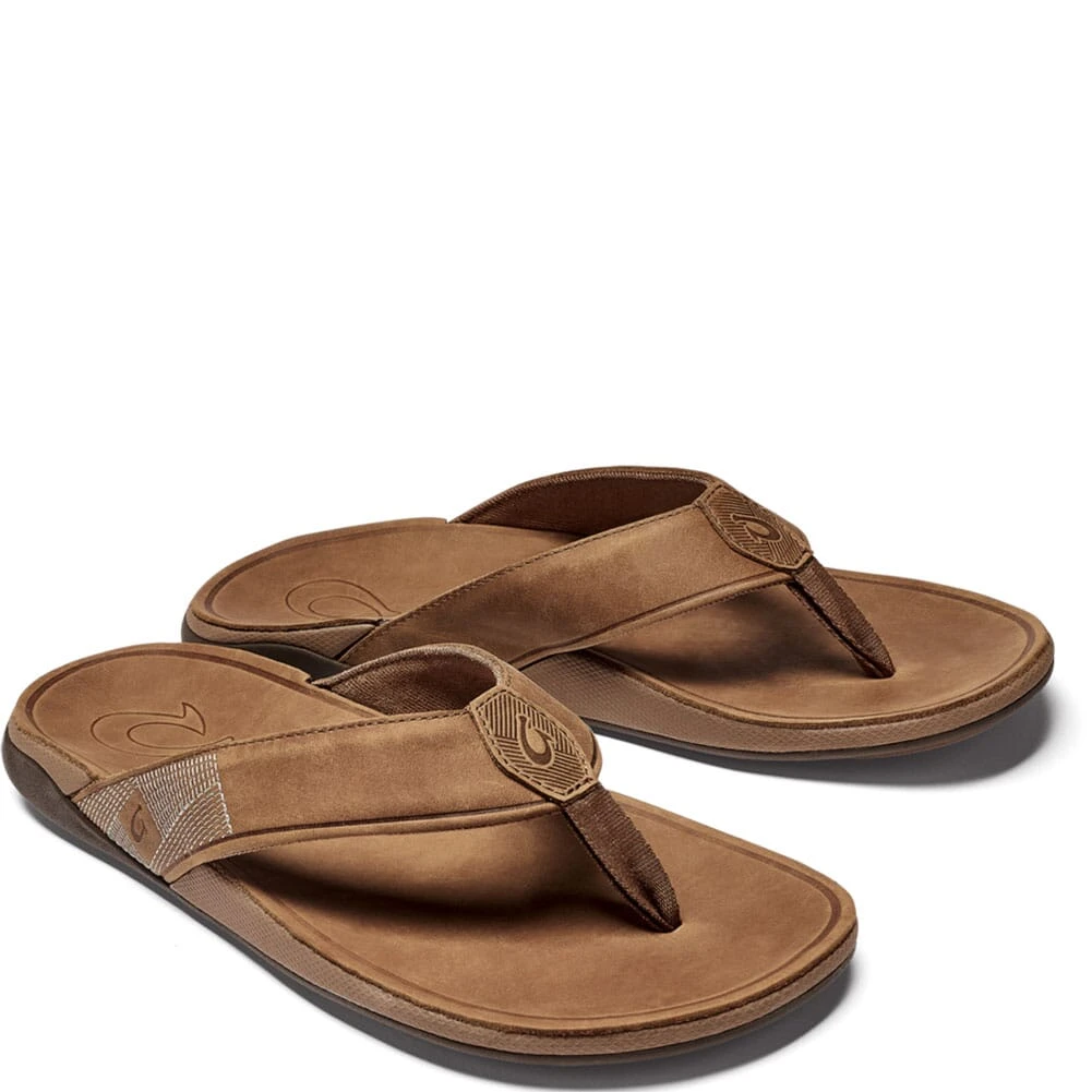 OluKai Men's Tuahine Flip Flops - Toffee 5 OluKai Men's Tuahine Flip Flops - Toffee - Image 5