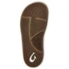 OluKai Olukia Men's Ilikai Leather Flip Flops - Toffee