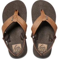 Reef Kid's Little Twinpin III Sandals - Brown -Elliotts Boots Shop RF005176 BRO 2