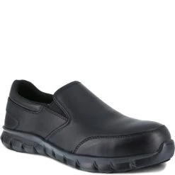 Reebok Women's Sublite Cushion Safety Shoes - Black 7 Reebok Women's Sublite Cushion Safety Shoes - Black -Elliotts Boots Shop RKRB036 3