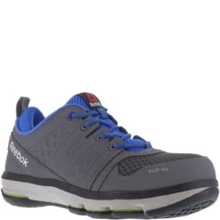 Reebok Men's DMX Flex Safety Shoes - Grey/Blue