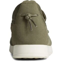 Sperry Men's Moc-Sider Casual Shoes - Olive -Elliotts Boots Shop SESTS23876 3