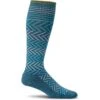 Sockwell Women's Chevron Socks - Teal