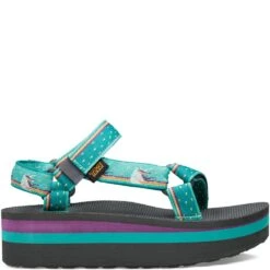 Teva Women's Flatform Universal Sandals - Unicorn Waterfall -Elliotts Boots Shop TV1008844 UWTR 2
