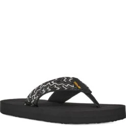 Teva Kid's Mush Flip Flops - Ravine Black -Elliotts Boots Shop TV1093656C RNBL 2
