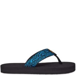 Teva Youth Mush Flip Flops - Layered Rock Black -Elliotts Boots Shop TV1093656Y LRBK 2
