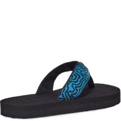 Teva Youth Mush Flip Flops - Layered Rock Black -Elliotts Boots Shop TV1093656Y LRBK 3