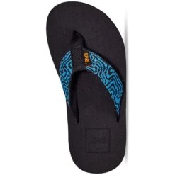 Teva Youth Mush Flip Flops - Layered Rock Black -Elliotts Boots Shop TV1093656Y LRBK 4