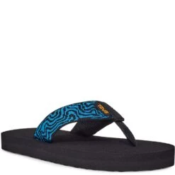 Teva Youth Mush Flip Flops - Layered Rock Black -Elliotts Boots Shop TV1093656Y LRBK 5