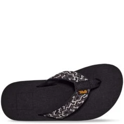 Teva Youth Mush Flip Flops - Ravine Black -Elliotts Boots Shop TV1093656Y RNBL 4