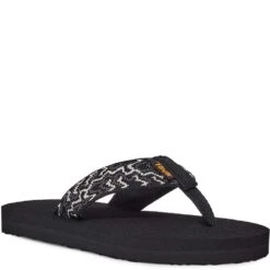 Teva Youth Mush Flip Flops - Ravine Black -Elliotts Boots Shop TV1093656Y RNBL 5