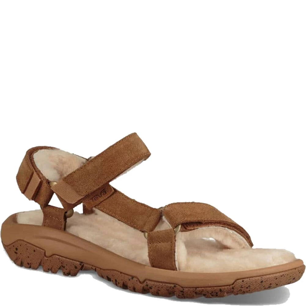 Teva Women's Hurricane Shearling Sandals - Pecan 3 Teva Women's Hurricane Shearling Sandals - Pecan - Image 3