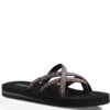 Teva Women's Olowahu Flip Flops - Felicitas Black