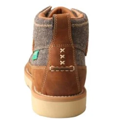 Twisted X Men's Wedge Sole Casual Shoes - Dust Brown -Elliotts Boots Shop TXMCA0018 3